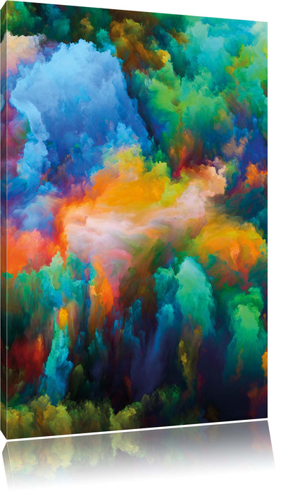 Pixxprint Farbflash Holi, Leinwandbild