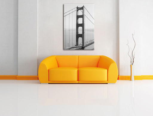 Golden Gate Bridge San Francisco Leinwandbild über Sofa