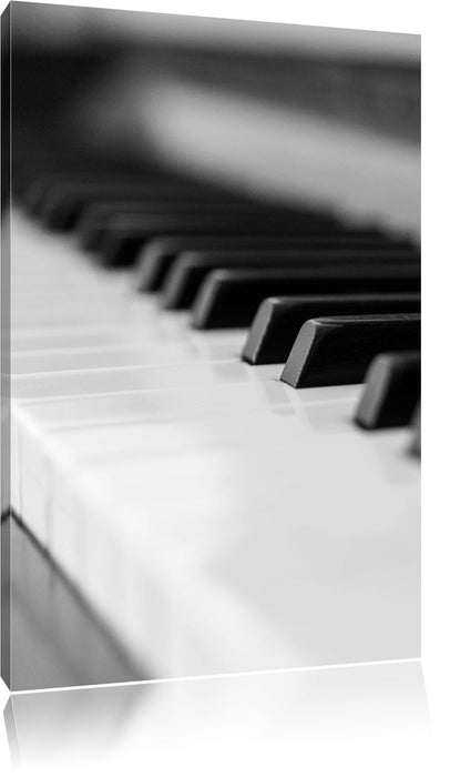 Pixxprint Elegantes Klavier, Leinwandbild