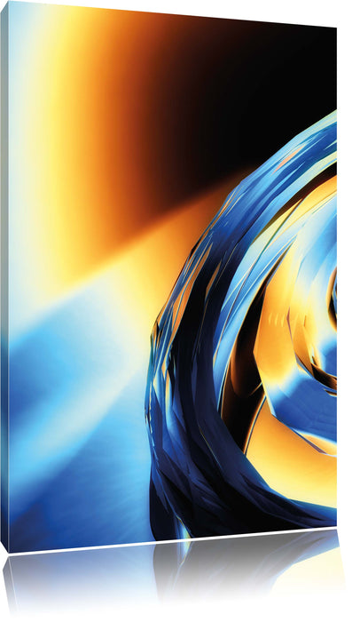 Pixxprint Abstrakte Form, Leinwandbild