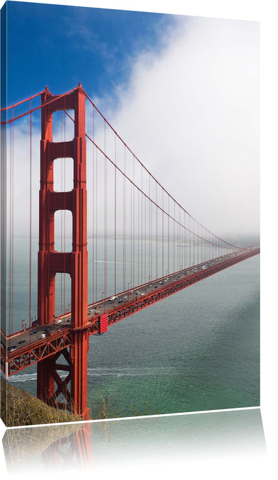 Pixxprint Golden Gate Bridge San Francisco, Leinwandbild