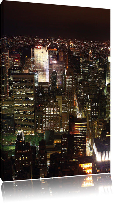 Pixxprint Nightlife Big City, Leinwandbild