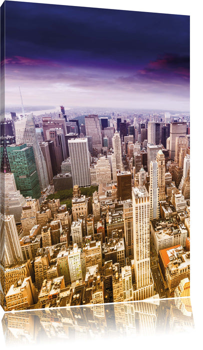 Pixxprint Skyline New York, Leinwandbild