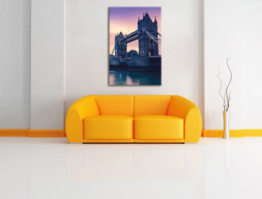 London Leinwandbild über Sofa