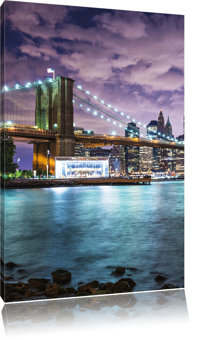 Pixxprint Skyline New York, Leinwandbild