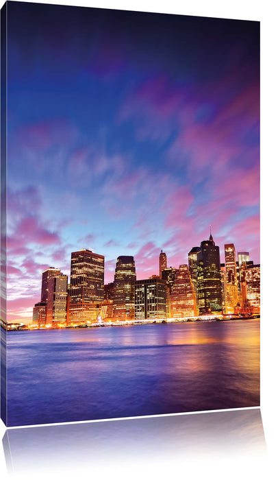 Pixxprint Skyline New York, Leinwandbild