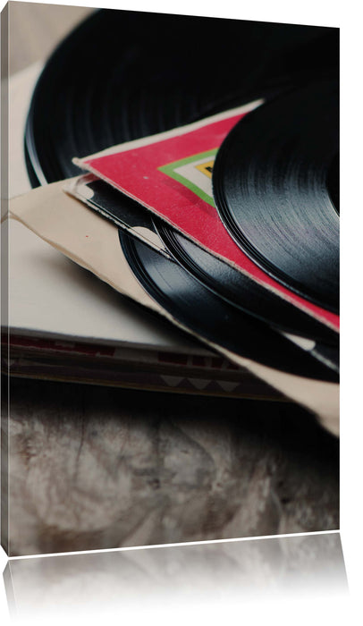 Pixxprint Mixtape Schallplatte DJ, Leinwandbild