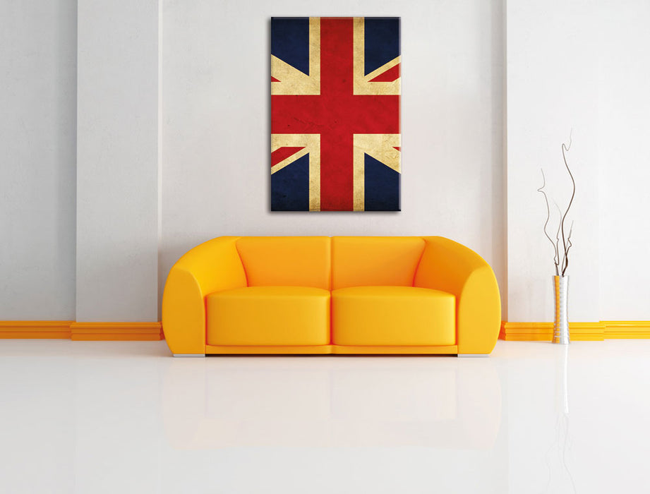 Großbritannien Flagge Leinwandbild über Sofa