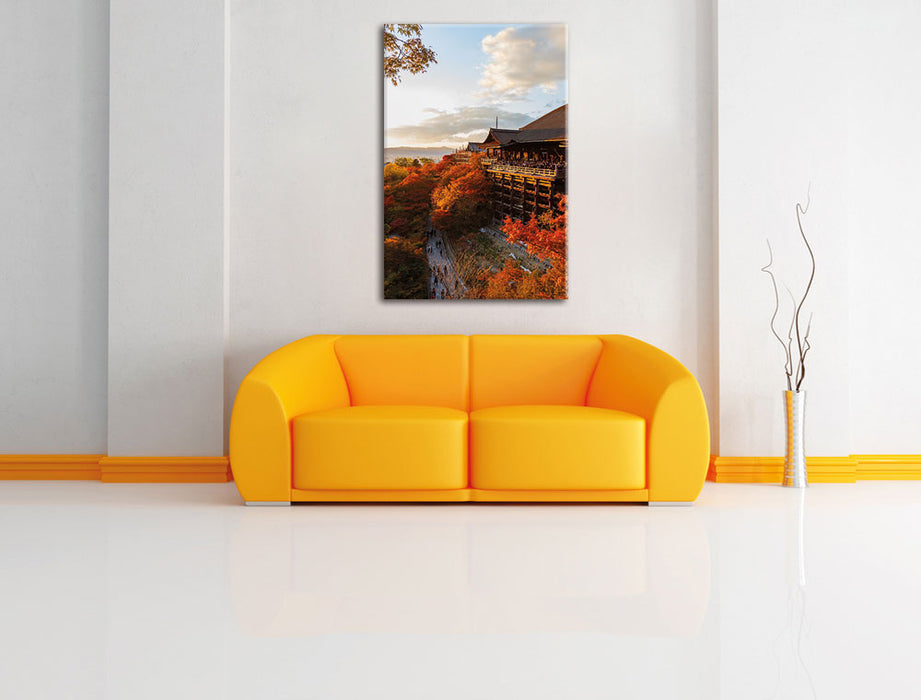 Pixxprint Tempel in China, Leinwandbild