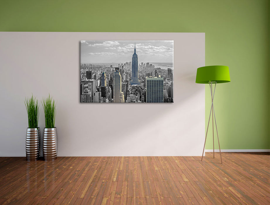 New Yorker Empire State Building Leinwandbild im Flur