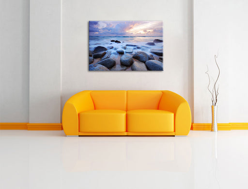 Romantisches Meer Leinwandbild über Sofa
