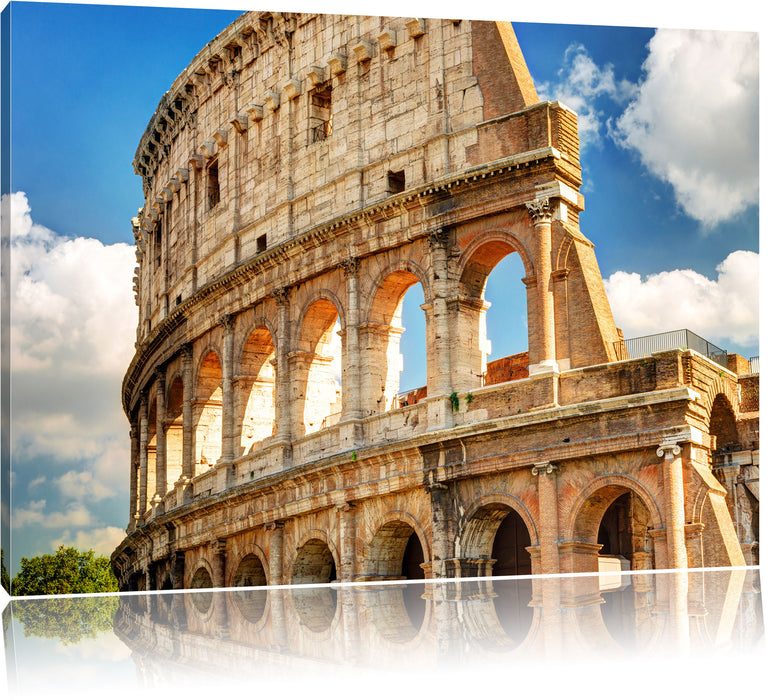 Pixxprint Kolosseum in Rom, Leinwandbild
