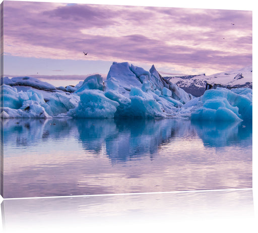 Wunderschöne Eisberglandschaft Leinwandbild