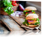 Leckere Burger Leinwandbild