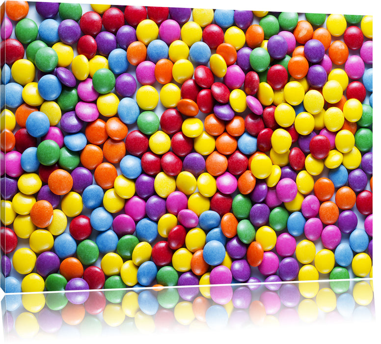 Pixxprint Sweet candies, Leinwandbild