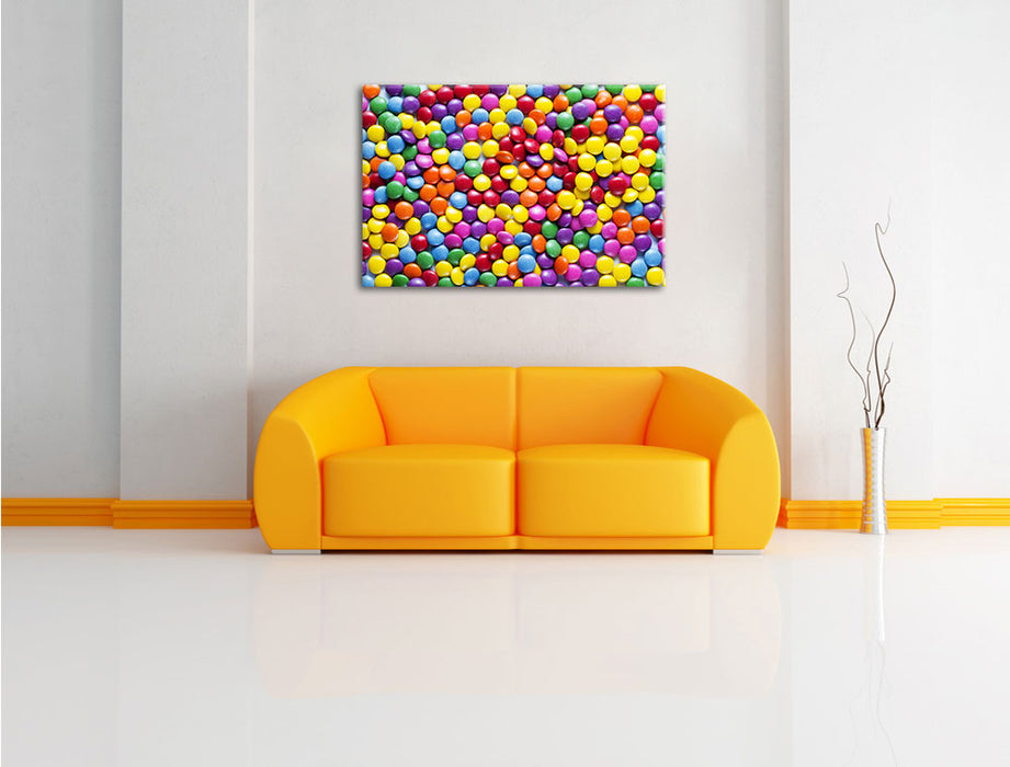 Sweet candies Leinwandbild über Sofa