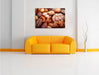 Bread and buns Leinwandbild über Sofa