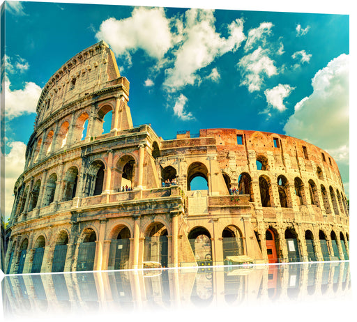Colosseum bei Tag in Rom Leinwandbild