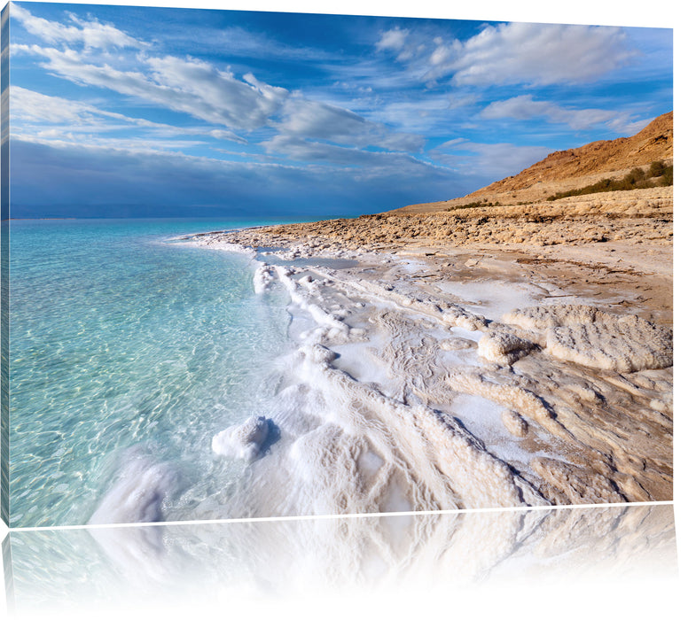 Das Tote Meer bei Tag Leinwandbild