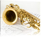 Saxophon auf Notenpapier Leinwandbild