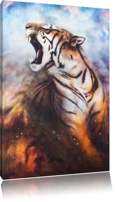 Gemälde eines Tigers Leinwandbild
