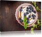 Heidelbeercupcake Leinwandbild
