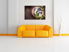 Heidelbeercupcake Leinwandbild über Sofa