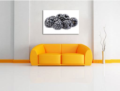 Frische Johannisbeeren Leinwandbild über Sofa