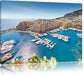 Atemberaubende Küste von Monaco Leinwandbild