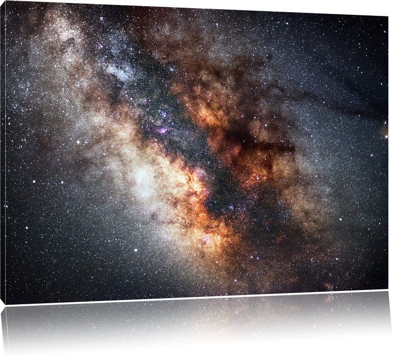 Zentrum der Milchstraße Leinwandbild