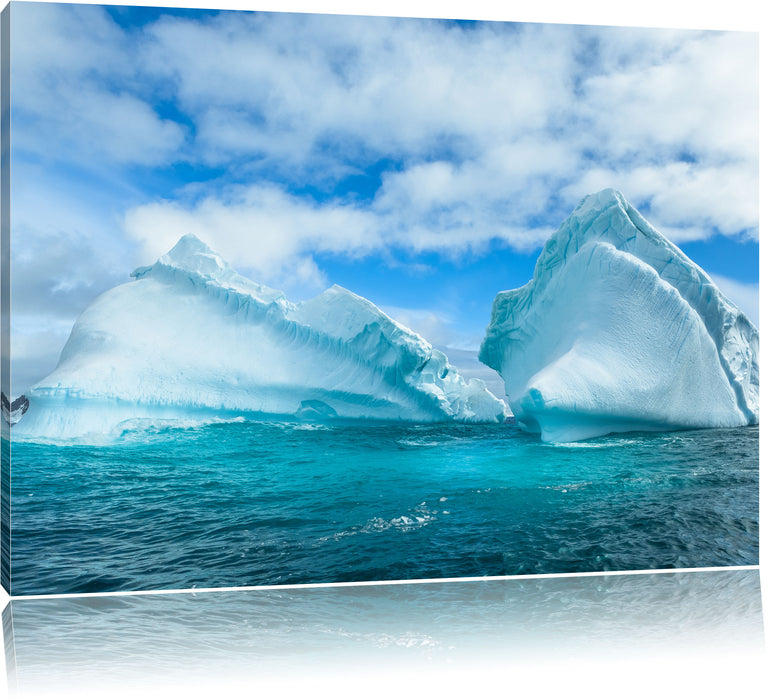 Pixxprint Antarktis, Leinwandbild