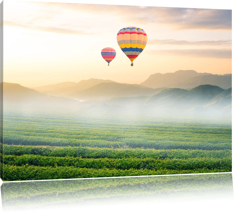 Pixxprint Heißluftballon, Leinwandbild