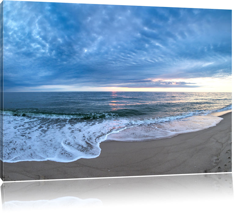 Pixxprint Strandufer, Leinwandbild