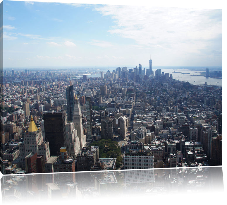 Pixxprint New York City Panorama, Leinwandbild
