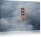 Golden Gate Bridge über den Wolken Leinwandbild