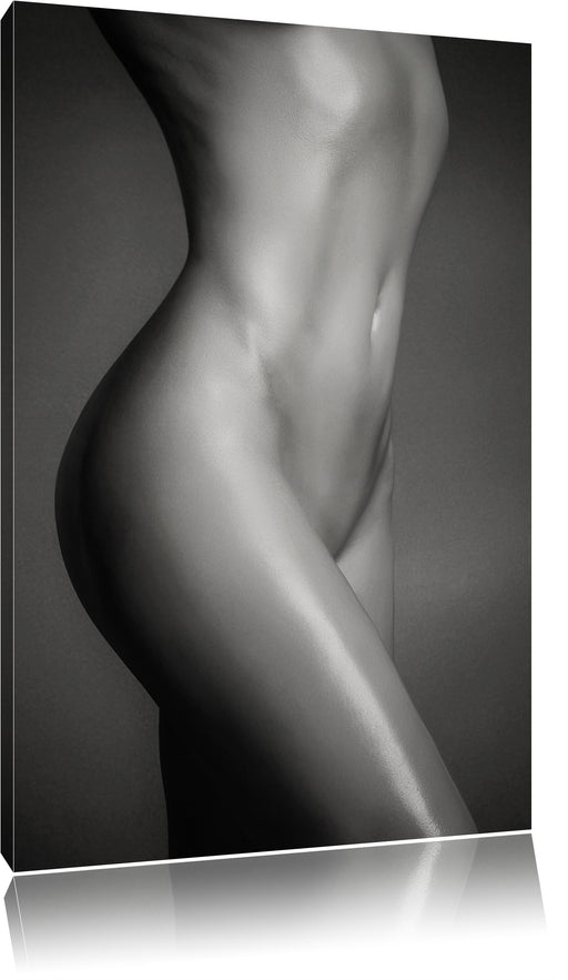 schlanker nackter Frauenkörper Leinwandbild