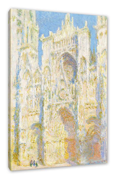 Pixxprint Claude Monet - Kathedrale von Rouen I, Leinwandbild