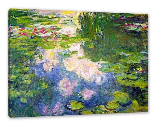Claude Monet - Seerosen II Leinwanbild Rechteckig