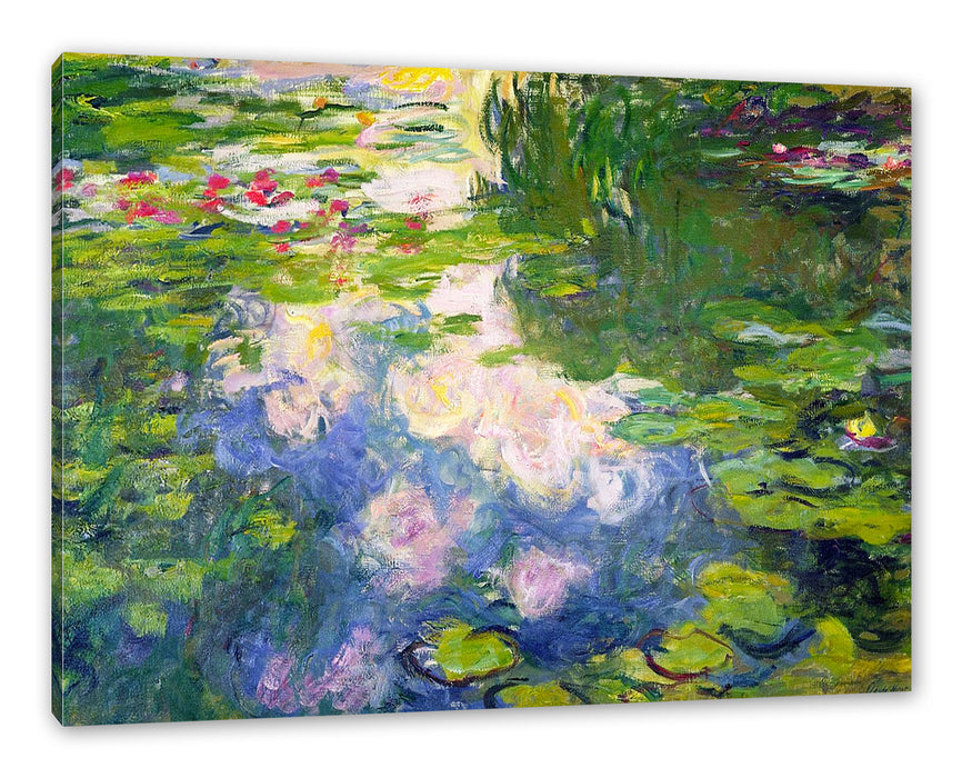 Pixxprint Claude Monet - Seerosen II, Leinwandbild