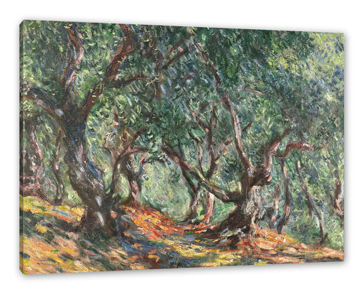 Claude Monet - Die Bodmer Eiche Fontainebleau Leinwanbild Rechteckig