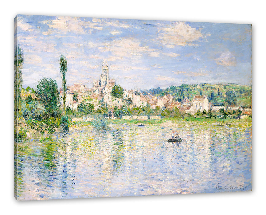 Pixxprint Claude Monet - Vétheuil im Sommer, Leinwandbild
