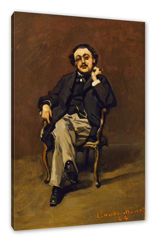 Claude Monet - Dr. Leclenché Leinwanbild Rechteckig