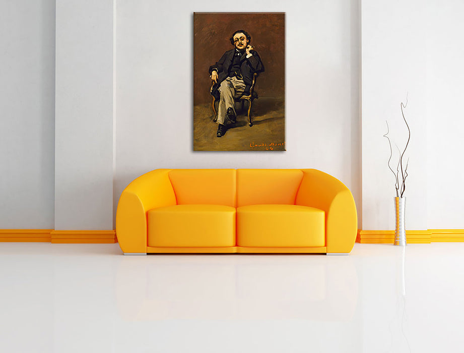 Claude Monet - Dr. Leclenché Leinwandbild im Wohnzimmer Rechteckig
