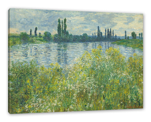 Claude Monet - Île aux Fleurs bei Vétheuil Leinwanbild Rechteckig