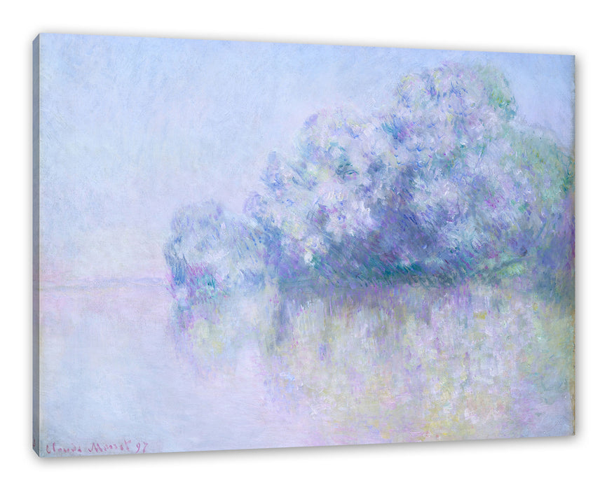 Pixxprint Claude Monet - Île aux Orties bei Vernon, Leinwandbild