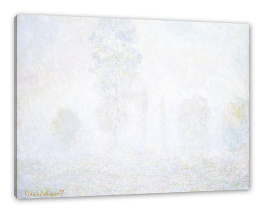 Claude Monet - Morgennebel Leinwanbild Rechteckig
