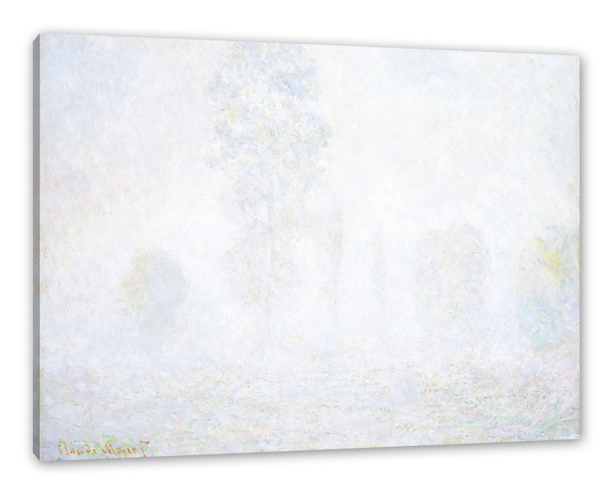 Pixxprint Claude Monet - Morgennebel, Leinwandbild