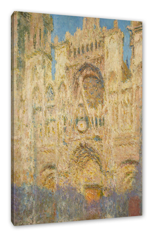 Claude Monet - Kathedrale von Rouen II Leinwanbild Rechteckig