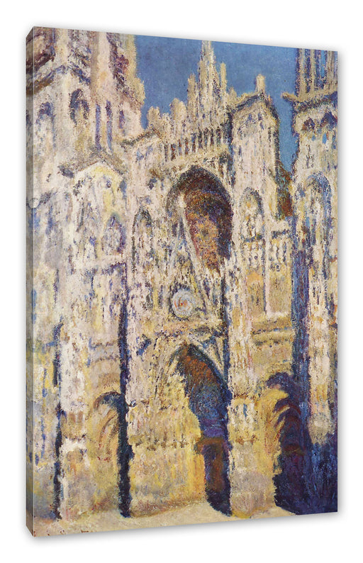 Claude Monet - Kathedrale von Rouen III Leinwanbild Rechteckig