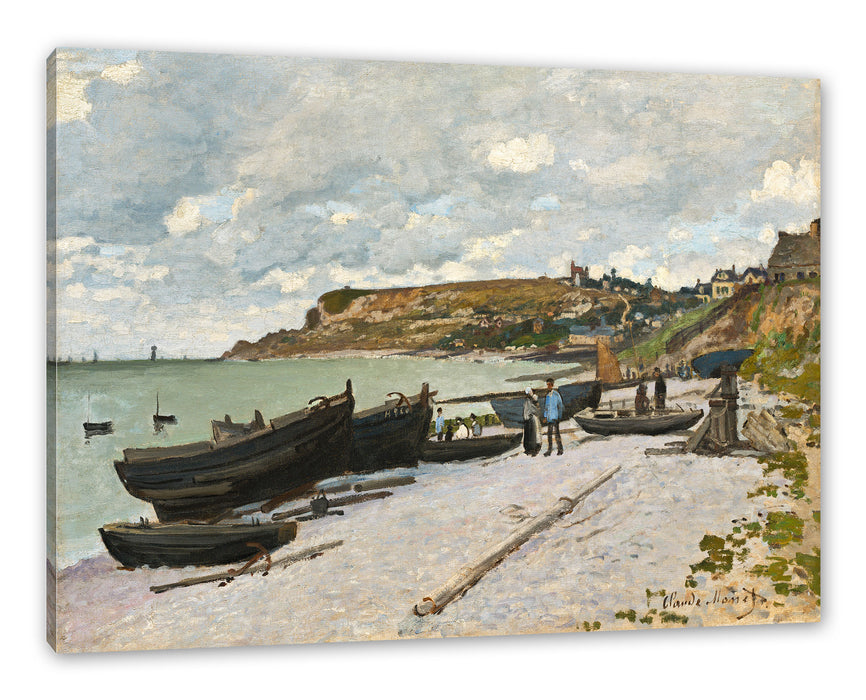 Pixxprint Claude Monet - Sainte-Adresse, Leinwandbild